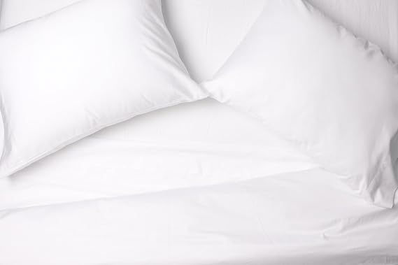 MOONPOD Smooth Sateen 100% Cotton Fitted Sheet, 500 Thread Count, Navy, Full