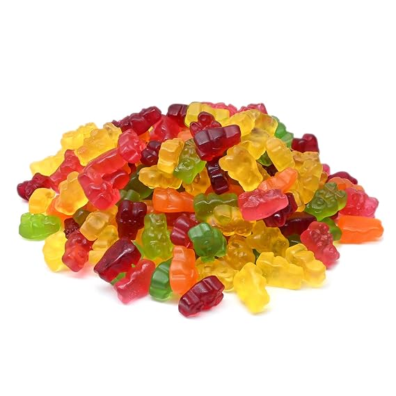 Candy Retailer Assorted All Natural Gummi Bears 16oz