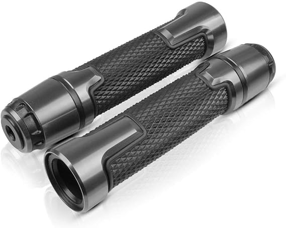 Motorcycle CNC Handlebar Grips Handle Cover Ends Plug for Honda for Yamaha for Kawasaki for BMW for Suzuki for Aprilia gilera for rmoto Guzzi for mv Agusta Handle Grip (Color : Gray)