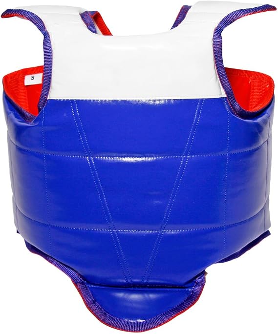 Tiger Claw Competition Tae Kwon Do (TKD) Reversible Chest Guard - Red Blue & White