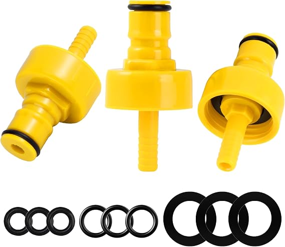 Carbonator Cap, 3 Pack Plastic Carbonation Cap for Soda Bottle