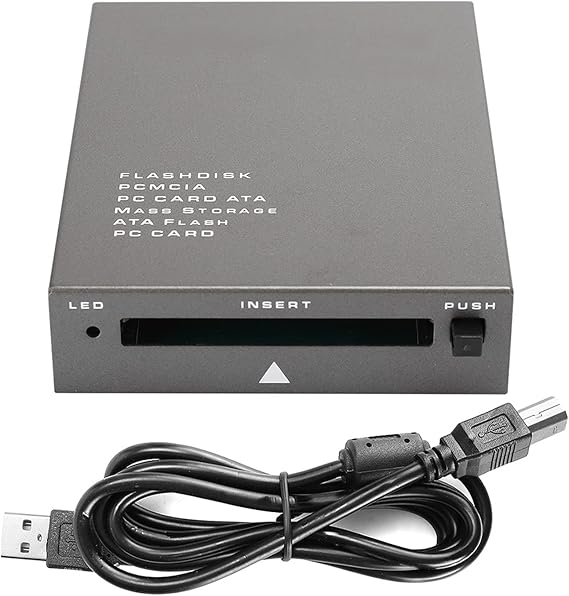 USB 2.0 PCMCIA Card Reader, USB2.0 Interface to PC Card ATA, PCMCIA, PC Card Memory Card Reader Support 20MB-20G Flash Memory Card Reader for PC Computer
