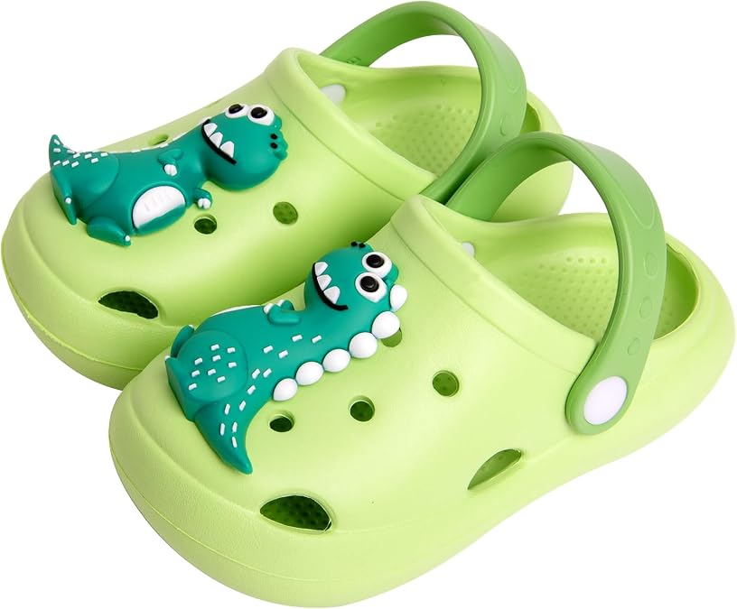 Toddler Clogs Boys Girls Little Kids Slip on Slides Sandals Children Summer Beach Pool Outdoor Water Shoes Shower Slippers