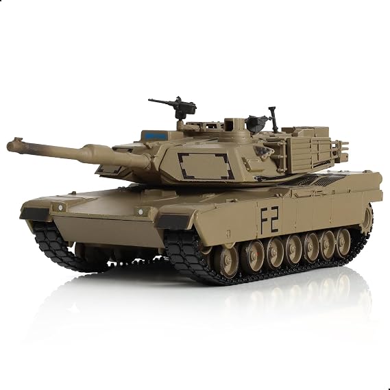 1/72 Scale M1A2 Abrams Military Heavy Tank Model Classic Morden Diecast Vehicle Tank Model with Transparent Storage Box Gift or Collection for Adults