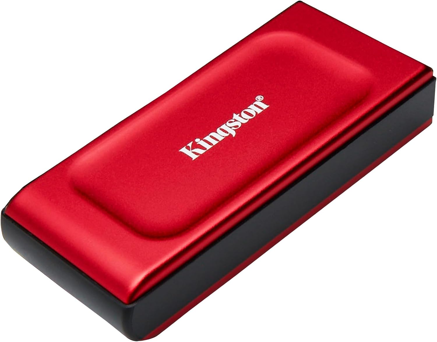 Kingston XS1000 Red 1TB USB 3.2 Gen 2 Type-C 10001050MBs Portable Memory Red with USB-A Adapter - SXS1000R1000G