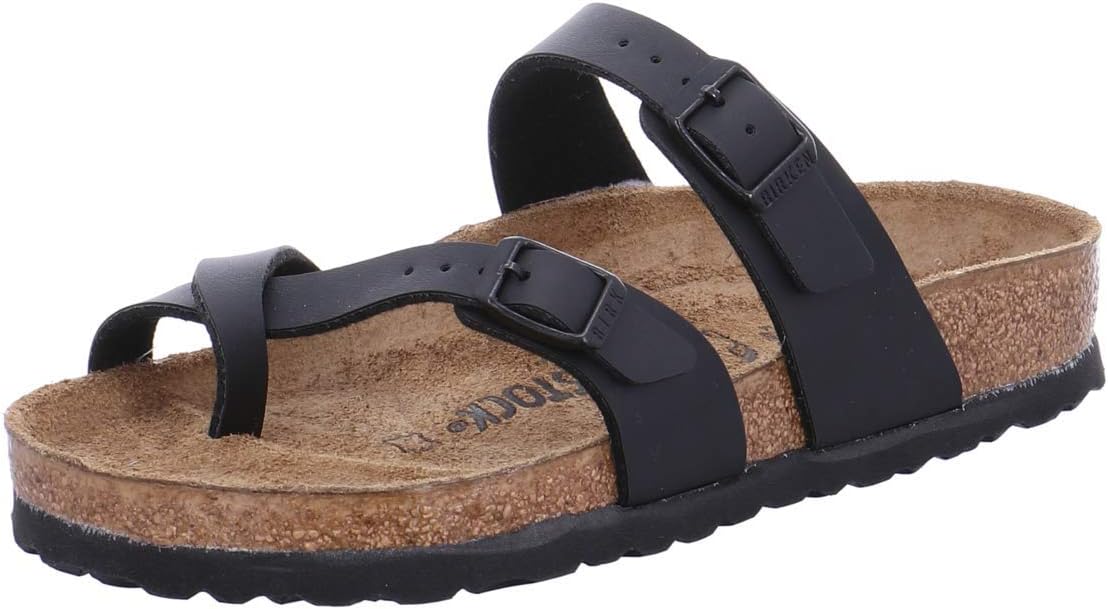 Birkenstock Mayari - Birko-FlorTM & BirkibucTM Black Birko-FlorTM 1 EU 39 (US Women's 8-8.5) Regular