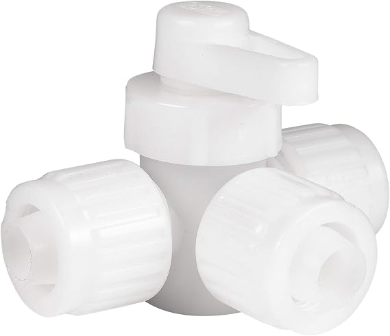 RecPro 1/2" Flair-It Tee Fitting | PEX & Gray Tubing | Single