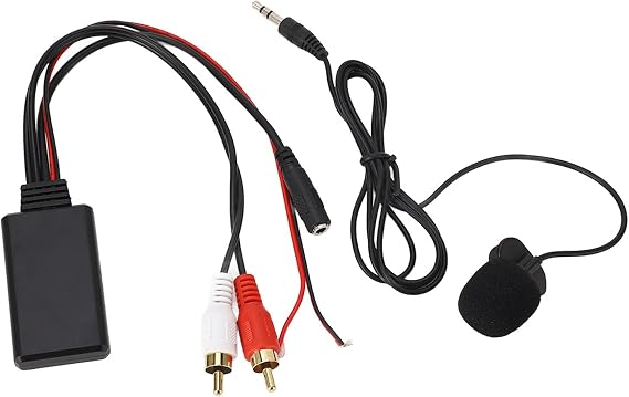 Bluetooth AUX Module 2 Cable Adapter with HandsFree Microphone