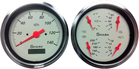 Dolphin Gauges-5" Quad with Electronic Speedo