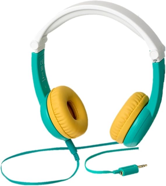 Lunii - Octave Headphones - For Kids From 3 To 8 - Foldable, Customizable, Limited Stereo Volume - Compatible With My Fabulous Storyteller