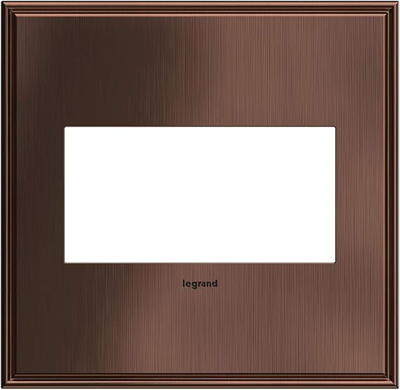 Legrand adorne Matte Antique Copper, 2-Gang Wall Plate, AWC2GMAC4