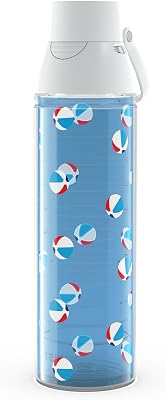 Tervis Summer Essentials Beach Ball Bounce Made in USA Double Walled Insulated Tumbler Travel Cup Keeps Drinks Cold & Hot, 24oz Venture Lite Water Bottle, Classic