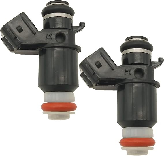 JESBEN 15710-14G00 2pcs Fuel Injectors 4 Holes Replacement for Suzuki Boulevard M50 C50 C90 M90 2005-2009 for Intruder Volusia 800 2001-2004 16450-PLD-003