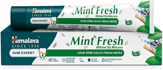 Himalaya Since 1930 Nane Ferahlığı Bitkisel Diş Macunu, Florürsüz, Parabensiz, Vejeteryan, Ferah Nefes, 75 ml