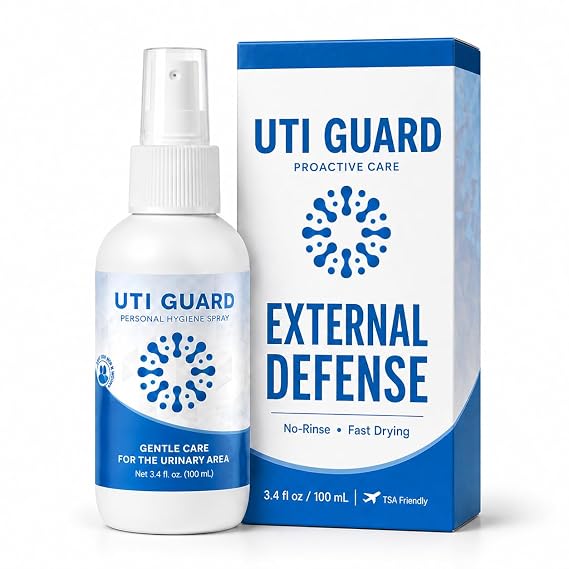 UTI Guard - External No-Rinse Spray for UTI Prevention, for Women & Men