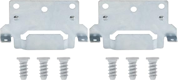 Spare Hardware Parts Replacement for IKEA Bed Frame Part 116791 (Mounting Plate) and 105307 (Screws)