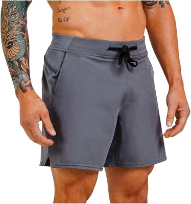 REP Fitness Mens Athletic Gym Shorts with Zipper Pockets, Quick Dry Workout Training, Lightweight Breathable Performance