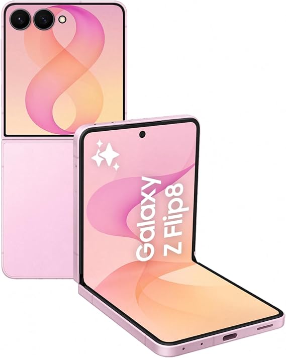 Samsung Galaxy Z Flip8 256GB|ピンク|Galaxy AI対応|SIMフリースマホ 本体 端末 | Samsung純正 国内正規品|FeliCa対応|6.9インチ|軽量188g|IP48防水防塵|FHD+|バッテリー 4,300mAh|Android|SM-F776QLIASJP
