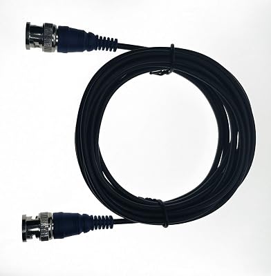 BNC Cable 10Feet Copper BNC to BNC HD Video RG174 50 Ohm Suitable for Video Coaxial Cable of CCTV System of Video Security Camera DVR Monitoring System BNCnc Extension Cable