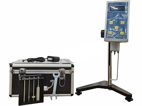 Digital Rotational Viscosity Meter Viscometer Rotary Visometer Fluidimeter Liquid Viscometer 20 to 100000 mPa.s NDJ-5S Accuracy 1% Full Scale Digital LCD Display