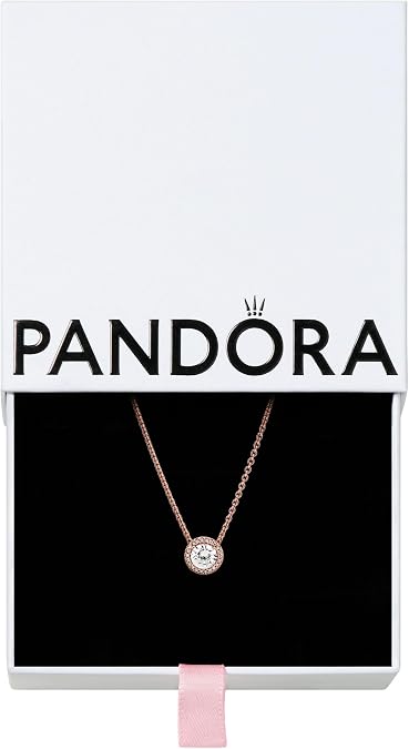 PANDORA Round Sparkle Halo Necklace