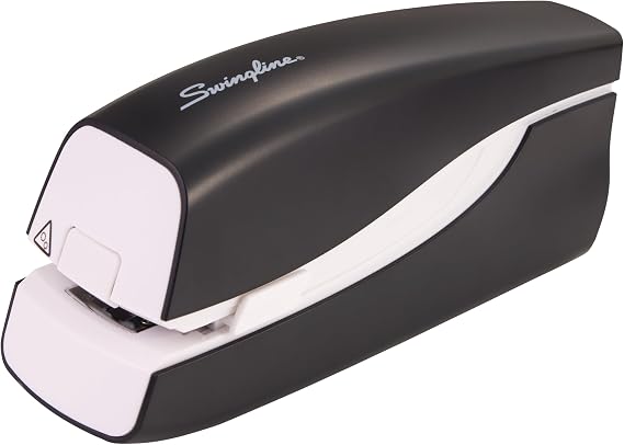 Swingline Electric Stapler, 20 Sheet Capacity, Portable, Full Strip, Plug In or Battery, Black (48200)