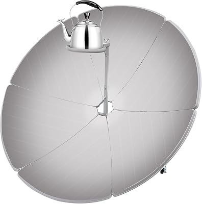 Portable Solar Cooker, Portable Solar Oven Camping, Solar Barbecue, Foldable Solar Oven, All Season, Outdoor, Cooking, Steaming, Concentrating Solar Cooker