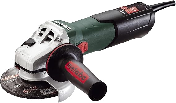 Metabo WEV15-125 HT Lock-On 13.5 Amp 2,800-9,600 rpm Angle Grinder with Electronics and High Torque, 4.5"/5"
