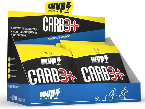 WUP Carb3+, 3 Tip Karbonhidrat, Sodyum, Potasyum, Magnezyum, Limon Aromalı, 24 Saşe Toz Efervesan