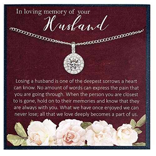 Memorial Necklace Gift for Loss of Mother Gift for Sympathy Gift for Grieving Necklace Sorry for Your Loss Gift
