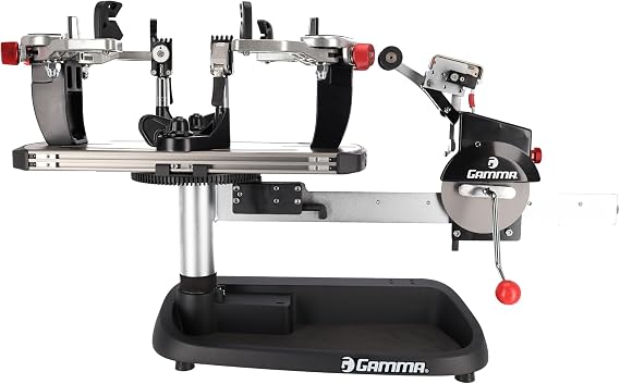 GAMMA Momentum ST - Spring Tension Stringing Machine Intuitive 6 Point Mounting System with Swivel Base and Spring Tension Winder - Professional-Grade Tennis Racquet Stringer