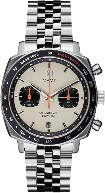 MVMT Mulholland Racer Mens Chronograph Watch Water Resistant, Timeless Elegance, Gift for Him