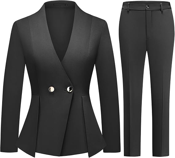 Women's Suits 2 Piece Business Outfits Pantsiuts Dressy