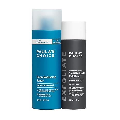 Paula's Choice 2% BHA Liquid Exfoliant & SKIN BALANCING Toner