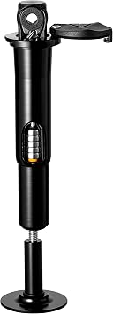 Granite Stash RT Ratchet Bike Multitool with 9 Bits Stored Inside Tapered Fork Steerer - Spring Loaded Tool Holder for Easy Access - Compact Bike Tool Kit for BMX Bike, Mountain Bike Black
