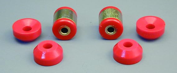 Prothane 8-904 Red Rear Shock Bushing Kit