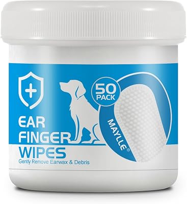 Ear Cleaner Finger Wipes | Sooths & Deodorizes, Reduce Ear Wax Build UP, Natural Ingredients Easy to Use - 50 Count A96