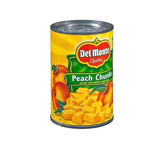 Del Monte Peach Chunks Yellow Cling in Heavy Syrup - 12 Pack