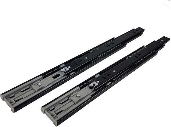 Drawer Slides, 5 Pairs 12 inch Black Heavy Duty Soft Close Drawer Slides, 12 inch Full Extension Ball Bearing Drawer Slides, 1-34 Wide. Available in 10 12 14 16 Pack of 5 Pairs