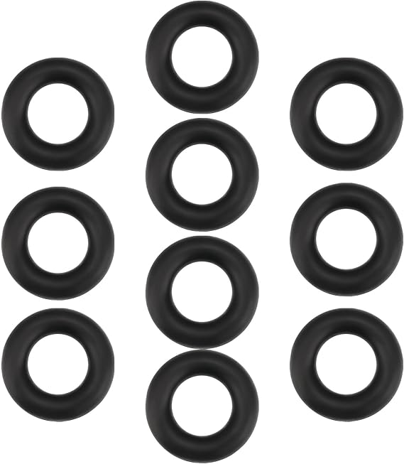 10PCS Sewing Machine Bobbin Winder Rubber Ring Compatible with SINGER 201K 99K 28K 66K Outer Diameter 28mm Inner Diameter 15mm Thickness 6.5mm Black