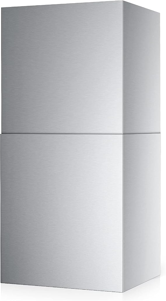 FOTILE Extended Decorative Chimney Cover-10' Ceiling Applied-JQG7501,JQG7522,JQG7505,JQG9001 Range Hoods, Stainless Steel