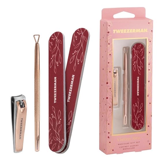 Tweezerman Vintage Rose Manicure Gift Set