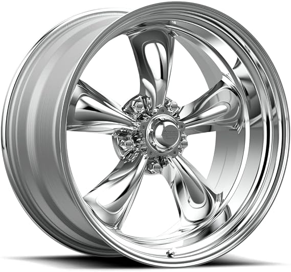 American Racing Vintage VN515 TORQ THRUST II 1 PC 17X7 5X4.5 4 0mm POLISHED - VN5157765