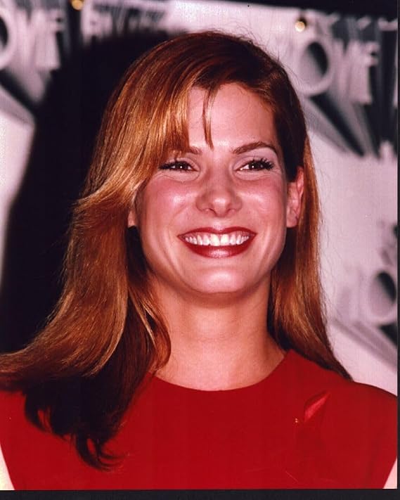 Posterazzi Sandra Bullock Smiling In Red Top Photo Print (8 x 10) - Item # MVM52804