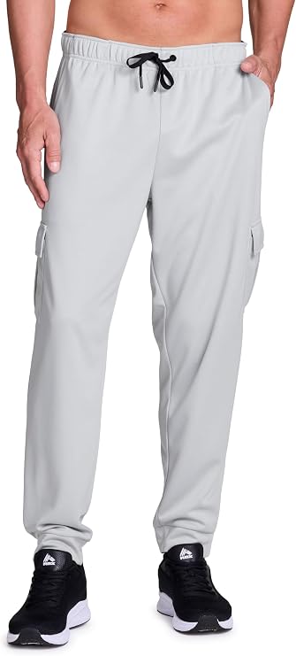 RBX Active Men's Athletic Performance Quick Dry Breathable Tapered Jogger Sweatpant with Pockets