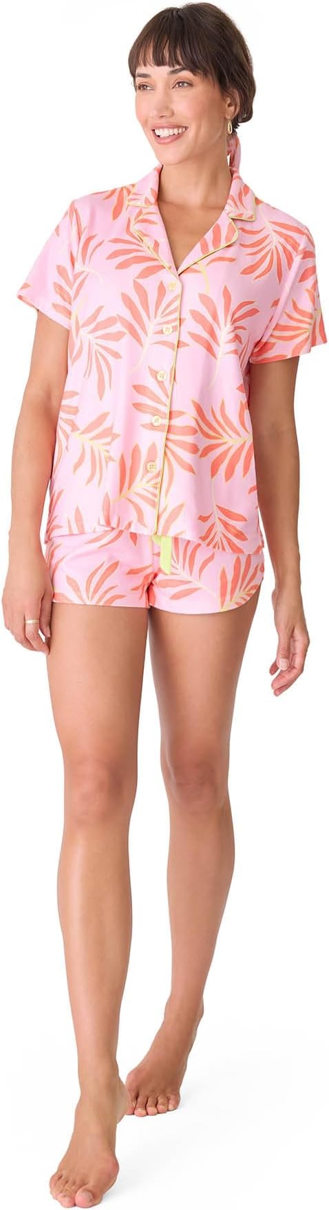 PJ Salvage Women's Electric Summer Collection Pj Set With Headband