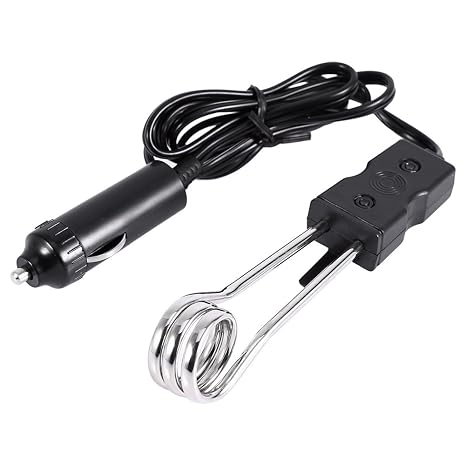 Fdit Portable 12V /24V Car Immersion Heater Car Auto Cup Mug Water Heater Kettle Tea Coffe Soup Drinks Auto Electric Heater(2#)