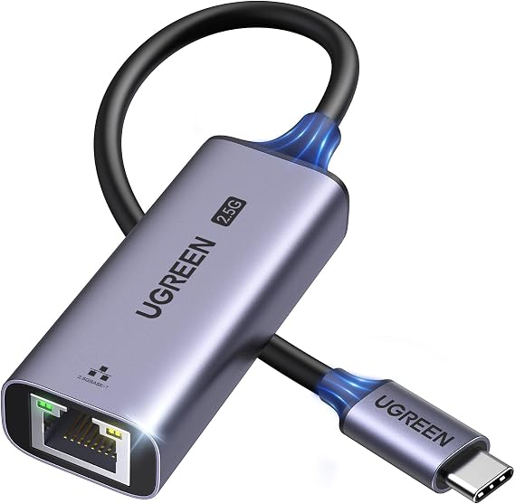 UGREEN USB C to Ethernet Adapter 2.5G, Aluminum Ethernet Adapter for Laptop