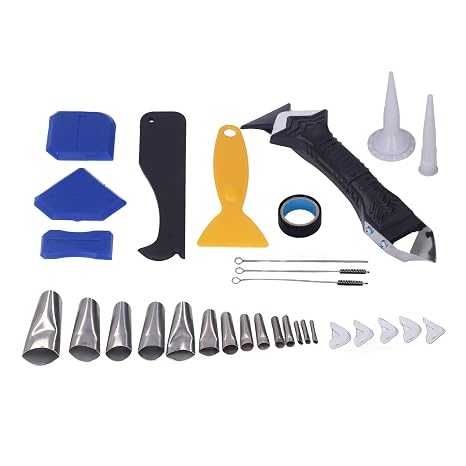 5 in 1 Caulking Grout Removal Sealant Finishing Tool Silicone Caulking Tool