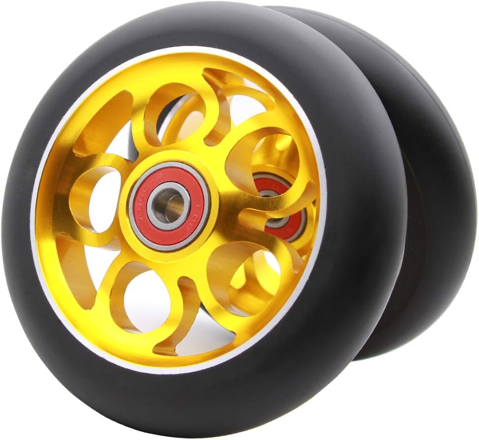 2Pcs 110mm Pro Scooter Wheels with Abec 9 Bearings Fit for MGPRazorLucky EnvyVokul Pro Scooters Replacement Wheels